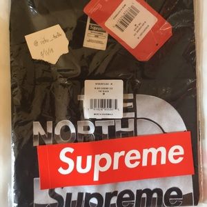 Supreme x The North Face SS18 Black tee M